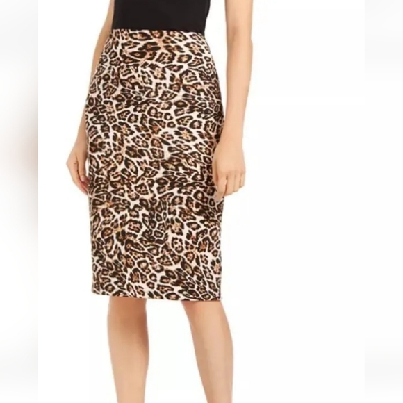 INC International Concepts Dresses & Skirts - New INC stretch Leopard Skirt 2X
